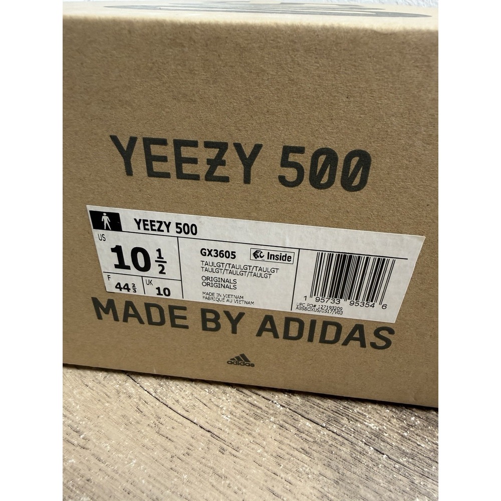 Adidas Yeezy 500 Taupe Light size 10.5 With Box Kanye West Ye Brown - Picture 9 of 9